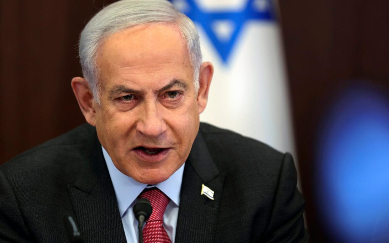 Benjamin Netanyahu, the Israeli prime minister - Abir Sultan/Pool EPA