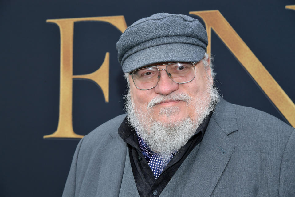 George R. R. Martin attends the LA Special Screening of "Tolkien" on May 08, 2019. (Photo by Amy Sussman/Getty Images)