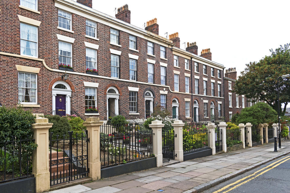 Georgian Town House In The Georhgian Quarter, Liverpool, England, Britain, Uk. (Photo by: Education Images/Universal Images Group via Getty Images)