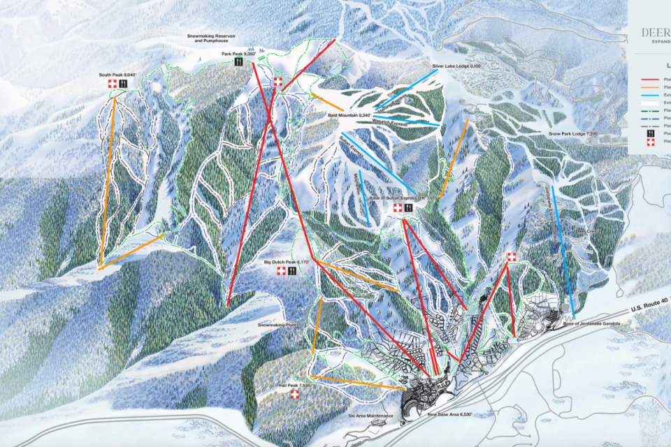 Deer Valley's expanded trail map.<p>Deer Valley Resort</p>