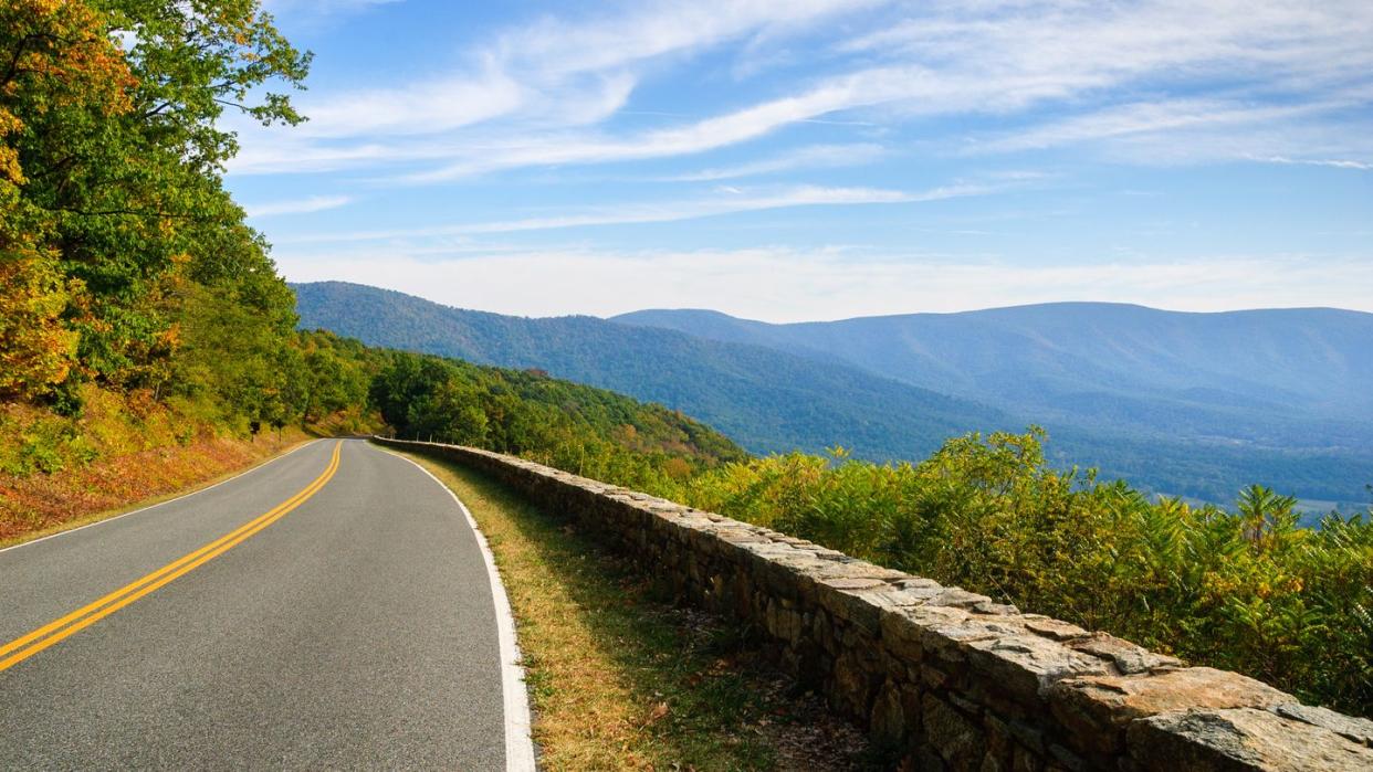 best scenic drives skyline drive