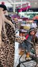 Some people wear their pajamas to run errands; this mother-daughter duo goes all-out in matching <a href="https://people.com/parents/khloe-kardashian-daughter-true-matching-leopard-coats/" rel="nofollow noopener" target="_blank" data-ylk="slk:leopard-print coats;elm:context_link;itc:0;sec:content-canvas" class="link ">leopard-print coats</a>. The twinning moment came while doing some household shopping, and Khloé joked that their outfits were “so extra” on her Instagram story.