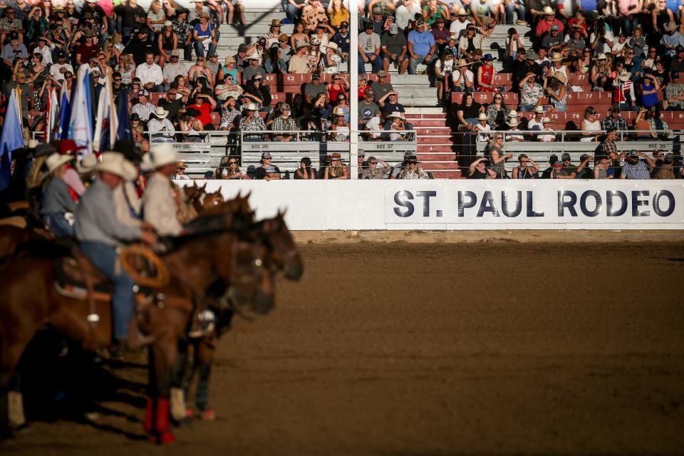 St. Paul Rodeo welcomes thousands of fans during its opening night Friday.