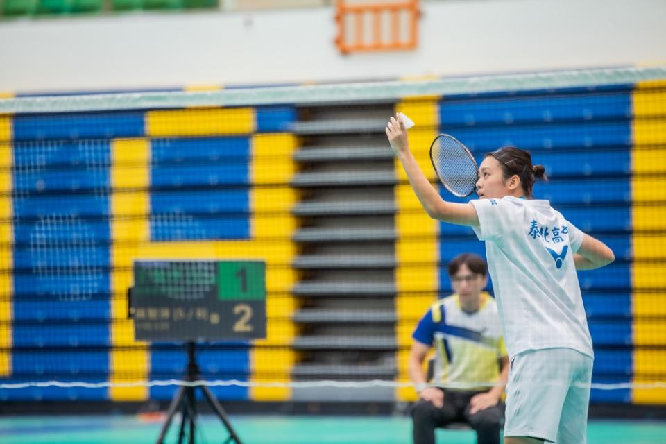 U19女單頭號種子合庫泰北高中王珮伃。（達克運動提供）