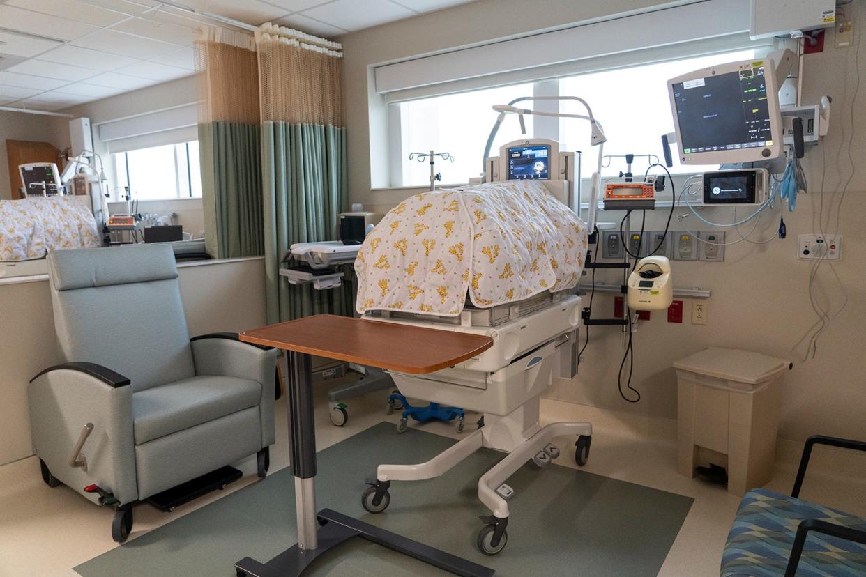 This micro preemie room is part of a 30-bed expansion of the neonatal intensive care unit at St. David's Women's Center of Texas. The new NICU space will open for business Monday.