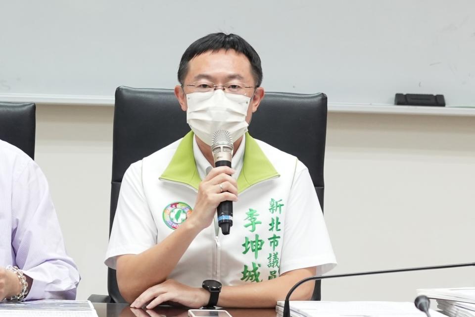 新北市議員李坤城。      圖：林佳龍競選辦公室提供