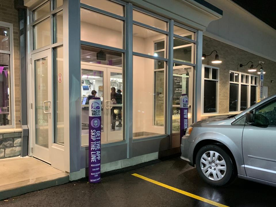 Taco Bell Go Mobile parking