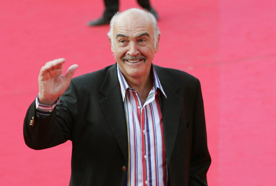 Photo of actor Sean Connery before his death