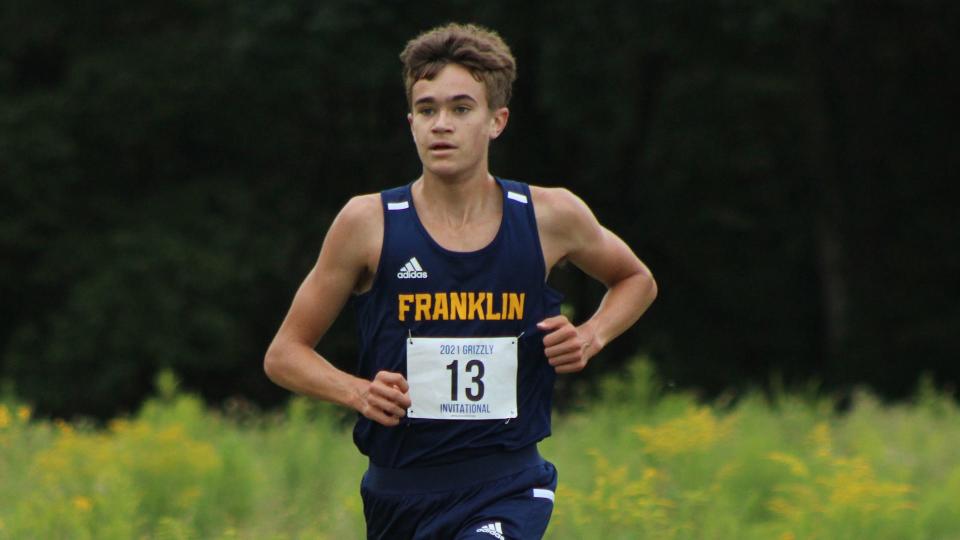 South grad John Asplund led Franklin College in all seven of its men's cross country races as a freshman last fall.