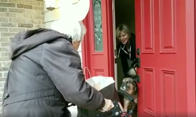 Mary Spaeth, 91, goes trick-or-treating for the first time ever. (Photo: Facebook)