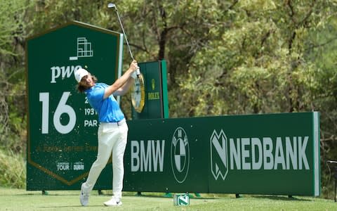 Fleetwood beat Marcus Kinhult at the first extra hole in a play-off - Credit: GETTY IMAGES