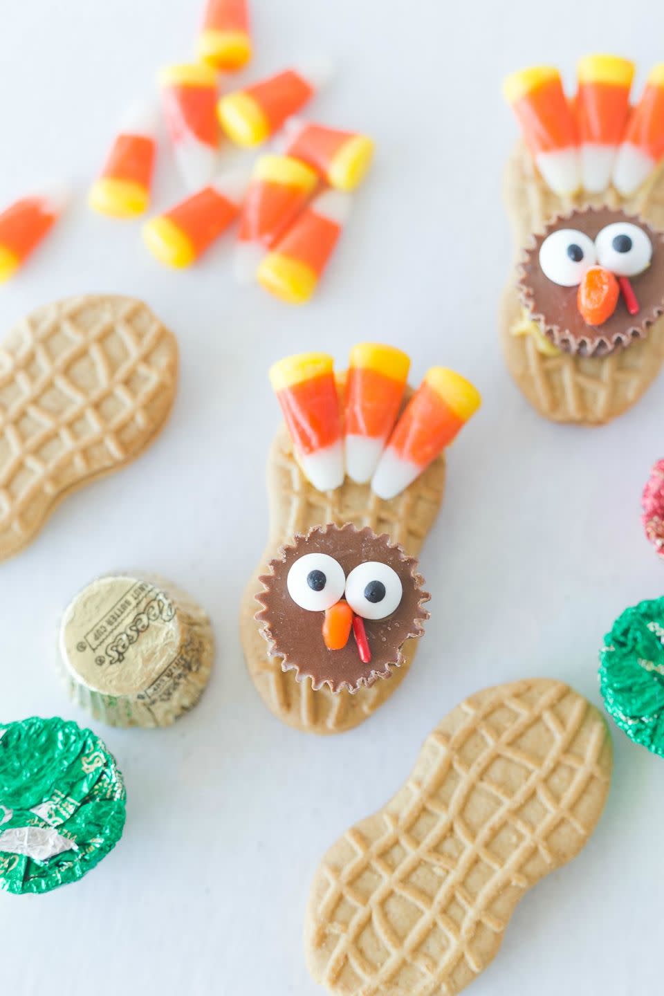 Nutter Butter Thanksgiving Turkey Cookies