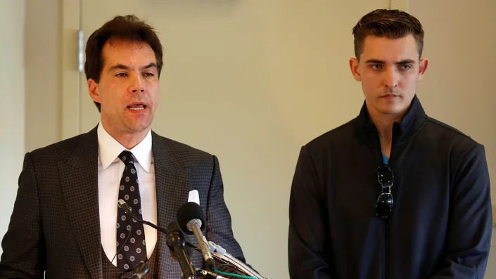 Jack Burkman, left, and Jacob Wohl