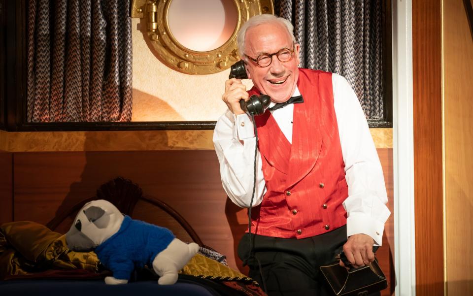 Simon Callow in Anything Goes at the Barbican - Marc Brenner