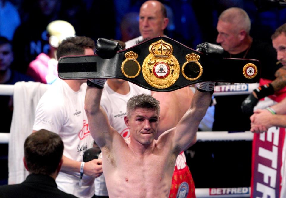 Liam Smith produced an eight-round stoppage (Peter Byrne/PA) (PA Wire)