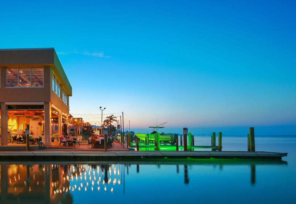 Dry Dock Waterfront Grill is on Longboat Key.