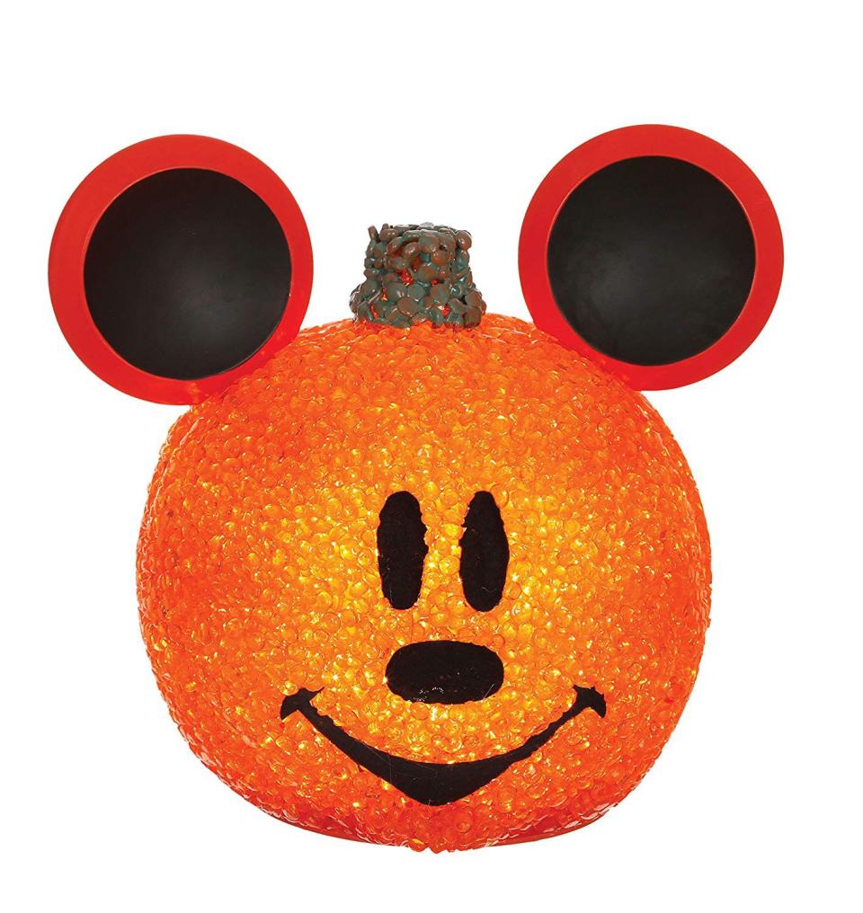 8) Mickey Mouse Sparkling Pumpkin