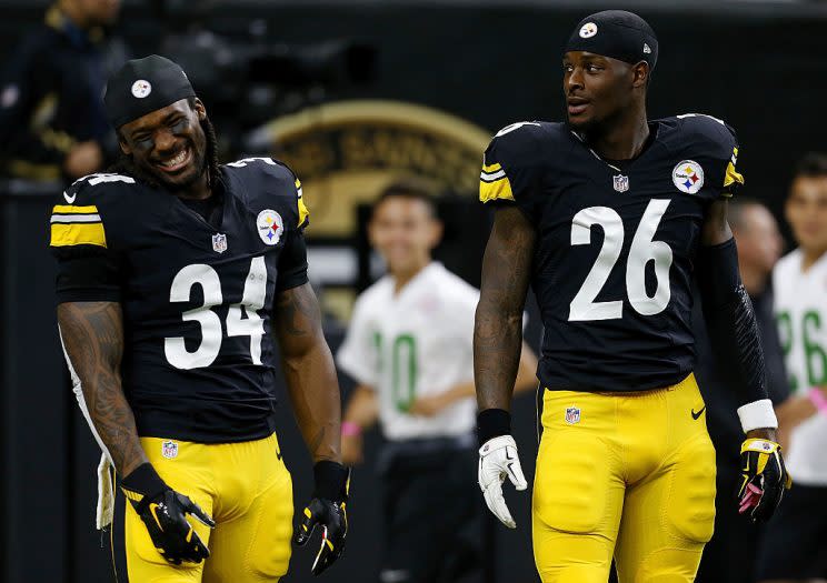 Last year, DeAngelo Williams and Le'Veon Bell combined for 1966 scrimmage yards and 14 TDs. (Photo by Jonathan Bachman/Getty Images)