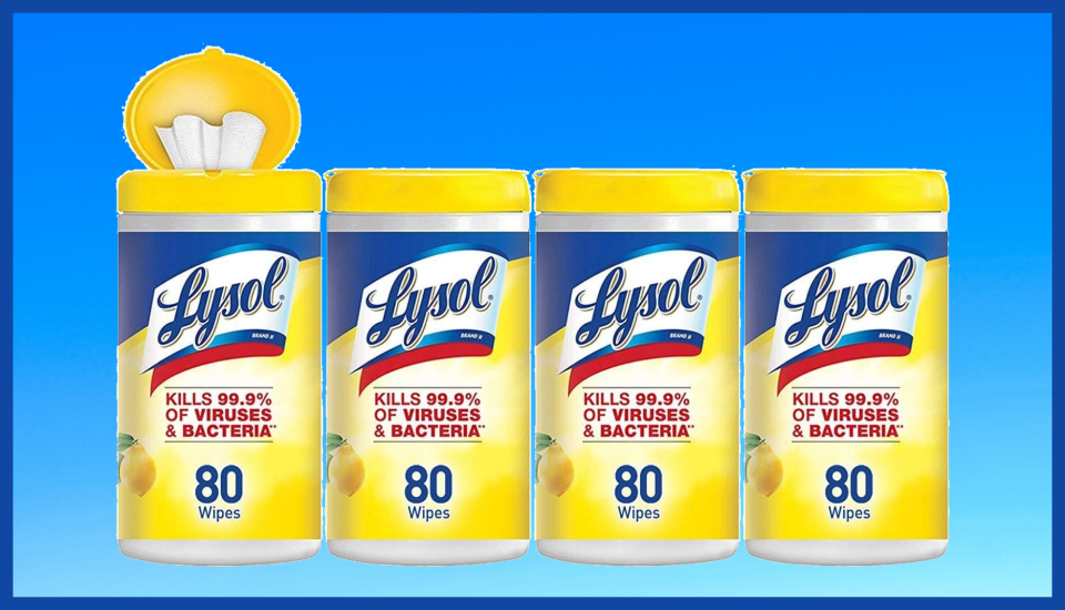 Now's your chance to stock up on Lysol Disinfecting Wipes. (Photo: Amazon)