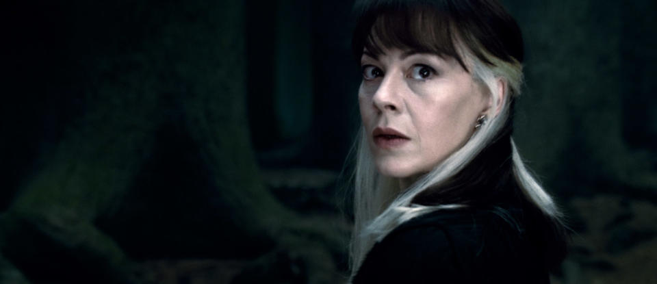 However, she was later cast as Narcissa Malfoy, Bellatrix's sister, in Harry Potter and the Half-Blood Prince.