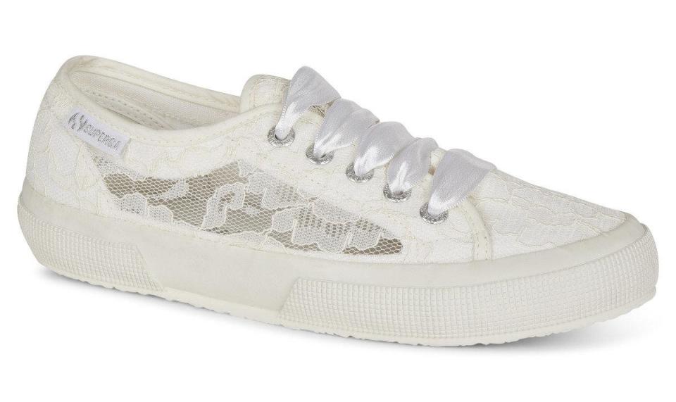 Lace trainers, £60 (Superga)