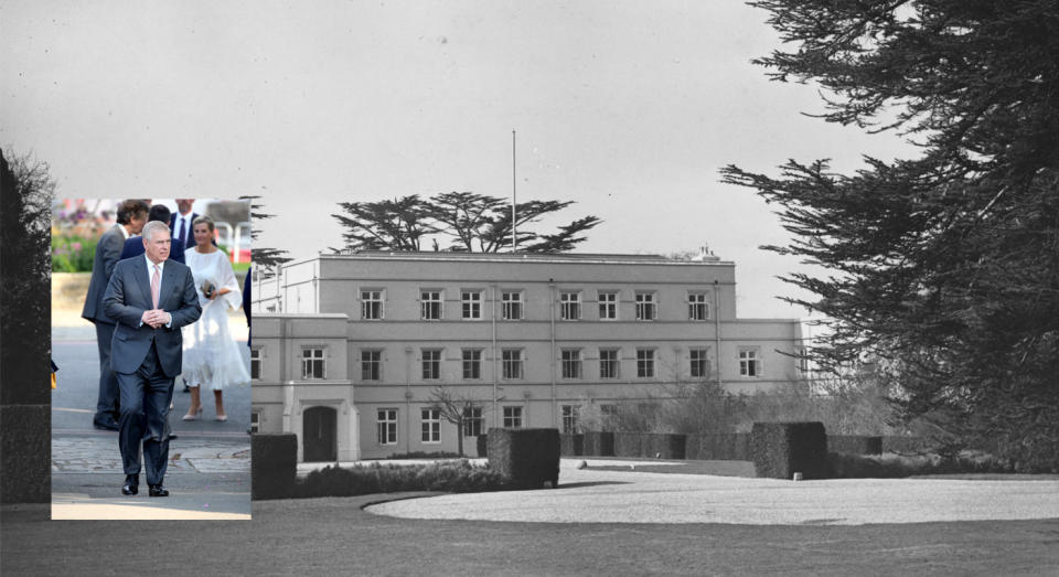 <p>The Duke of York, AKA Prince Andrew, lives in the Royal Lodge situated in Windsor Great Park. He has lived there since 2004, when he moved in with his daughters Beatrice and Eugenie. It was formally the Queen Mother’s home until she passed away in 2002. It is widely speculated that his ex-wife, Sarah Ferguson, also lives at the 30-room property despite the couple divorcing back in 1996.<br><em>[Photo: Getty]</em> </p>