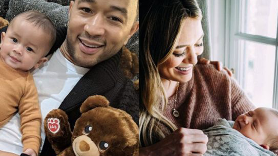 We were introduced to a whole slew of little stars in 2018. Here are some of our favorite photos of celebrities with their new additions. (Photo: Instagram/John Legend/Hilary Duff)
