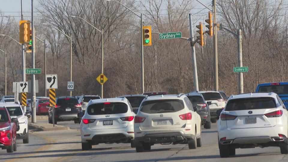 Sydney Avenue is where a built up intersection will connect Howard Avenue to Division Road near The Keg in Windsor, Ont.