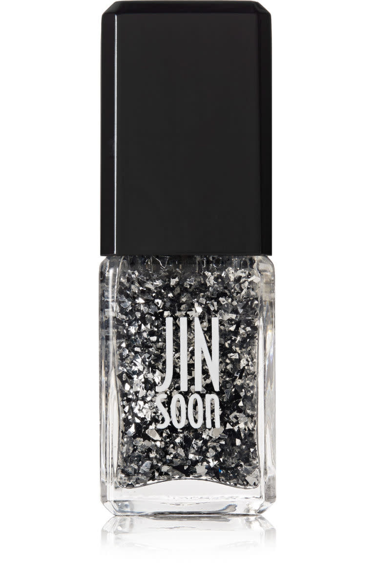 <p><strong>Get your hands on...</strong> <a rel="nofollow noopener" href="https://www.net-a-porter.com/gb/en/product/652337/JINsoon/nail-polish-soiree-" target="_blank" data-ylk="slk:Jin Soon Nail Polish in Soirée, £18;elm:context_link;itc:0;sec:content-canvas" class="link ">Jin Soon Nail Polish in Soirée, £18</a></p>