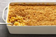 Sometimes nothing will do but a big pan of mac and cheese. This version is ideal: creamy and rich, with a light, crunchy topping. <a href="https://www.epicurious.com/recipes/food/views/our-favorite-macaroni-and-cheese-51255890?mbid=synd_yahoo_rss" rel="nofollow noopener" target="_blank" data-ylk="slk:See recipe." class="link rapid-noclick-resp">See recipe.</a>