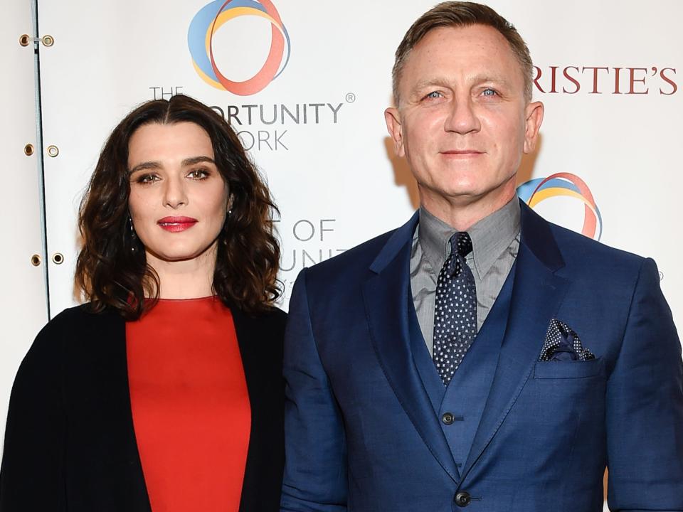 Rachel Weisz and Daniel Craig in April 2018.