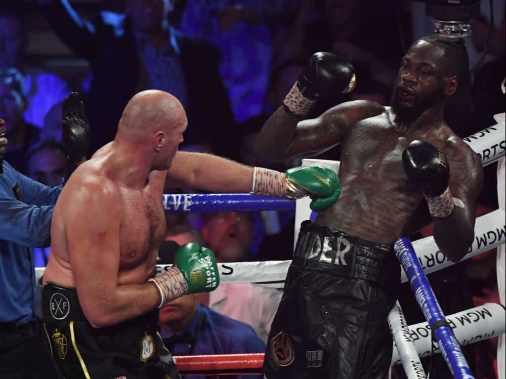 Fury will make the first defence of his WBC title against the man he took the belt from (AFP via Getty Images)