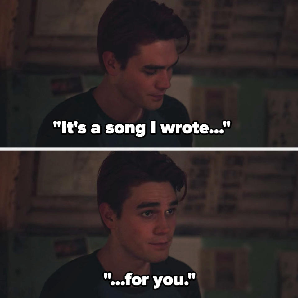 "it's a song i wrote...for you"