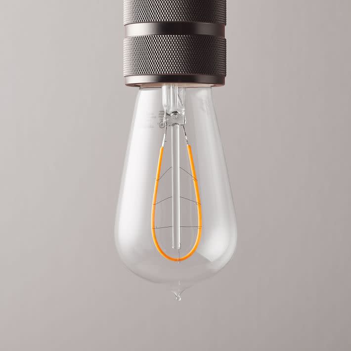 4) West Elm Nostalgic LED Light Bulb