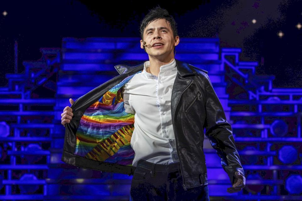 David Archuleta in Joseph and the amazing technicolor dream coat Utah july 2022