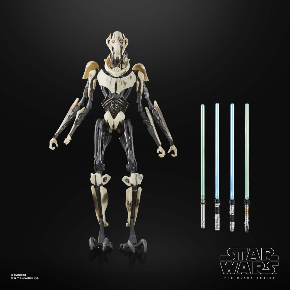 General Grievous (Battle Damaged) action figure posed against a black background