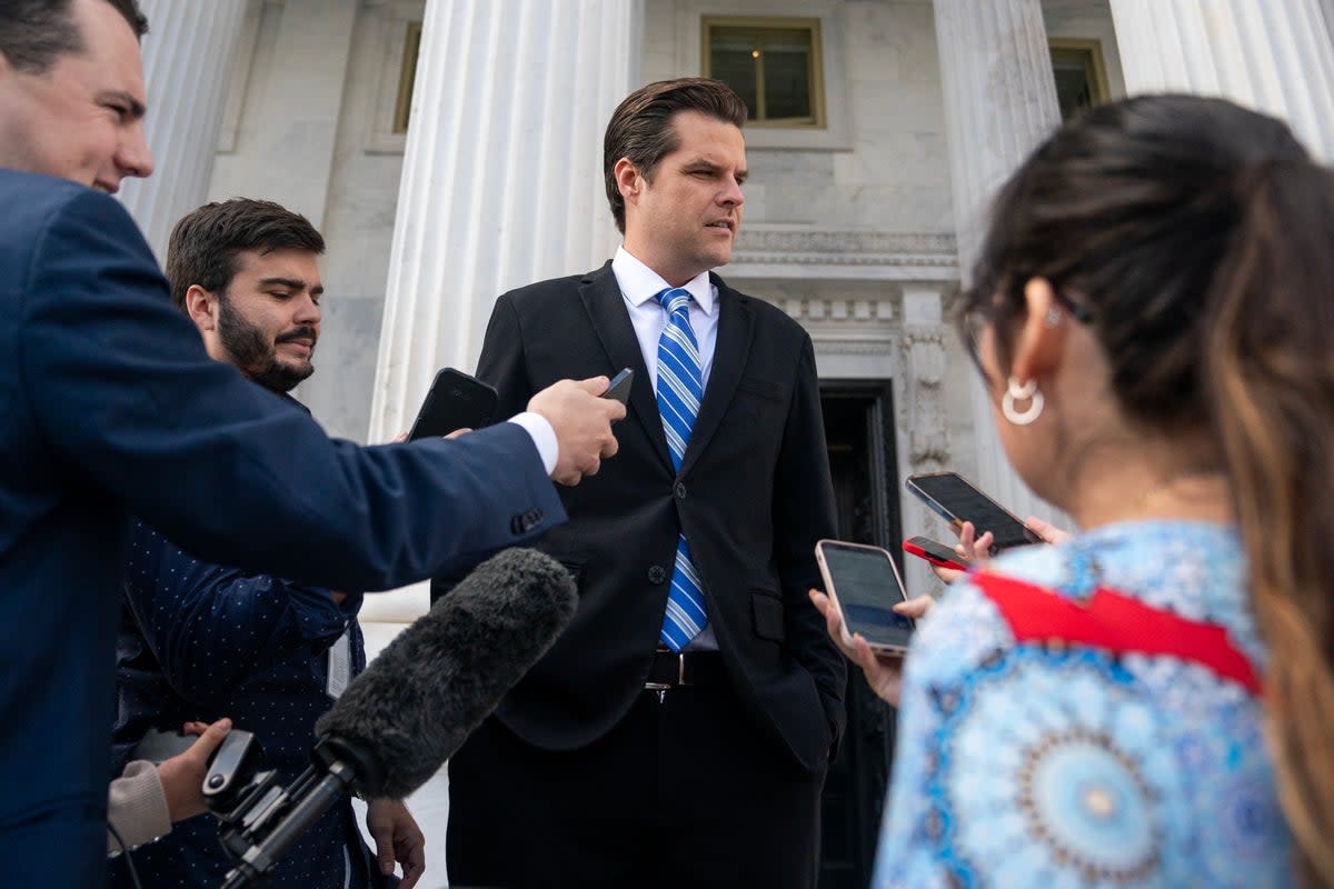 Matt Gaetz is expected to bring a motion to remove McCarthy from his post (Getty Images)