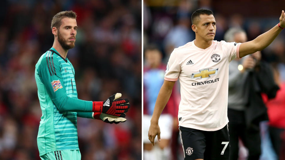 David de Gea and Alexis Sanchez could both leave Manchester United.