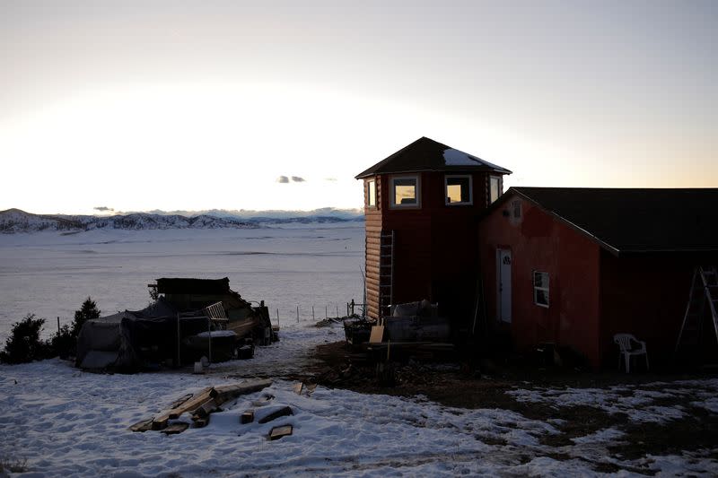 The exterior of a survival camp operated by Fortitude Ranch