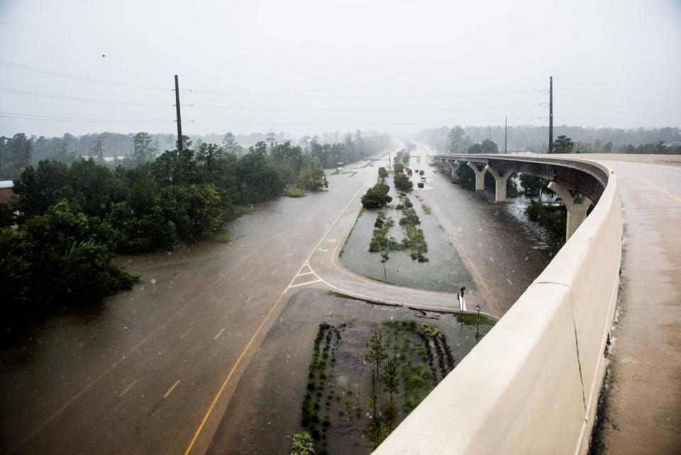 Destruction caused by Harvey in Texas