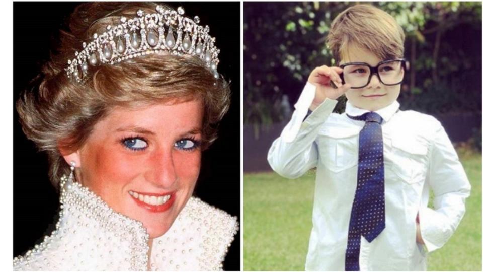 合成圖／翻攝Diana, Princess of Wales 1961-1997臉書、davidcampbell73 IG