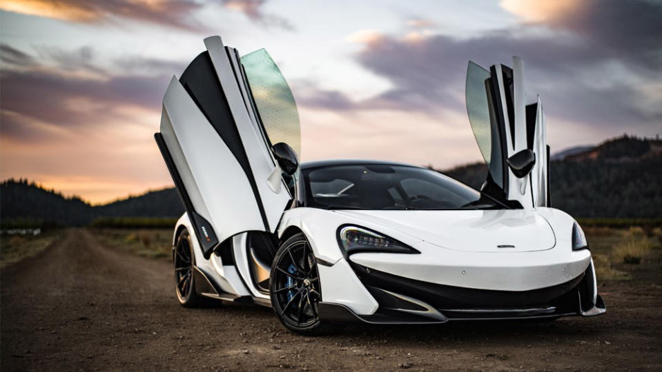 The McLaren 600LT in Napa, Calif.