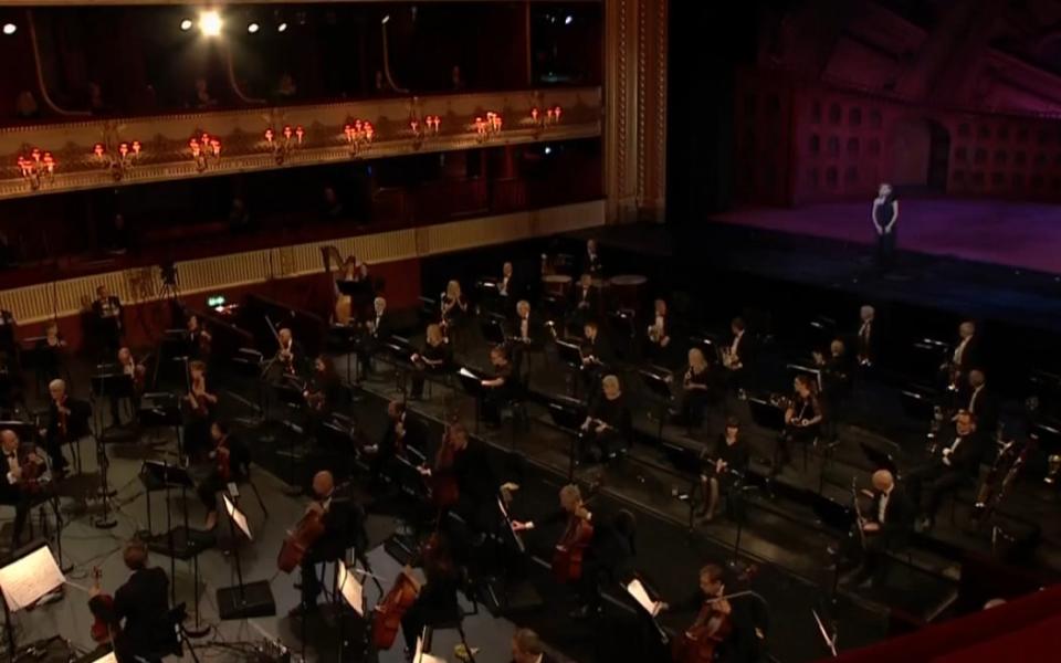 The Royal Opera house stalls were removed for the orchestra - Royal Opera