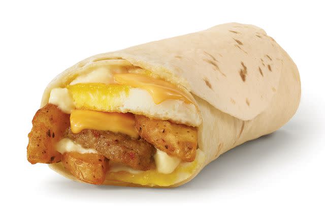 <p>Wendy's</p> Wendy's Sausage Breakfast Burrito