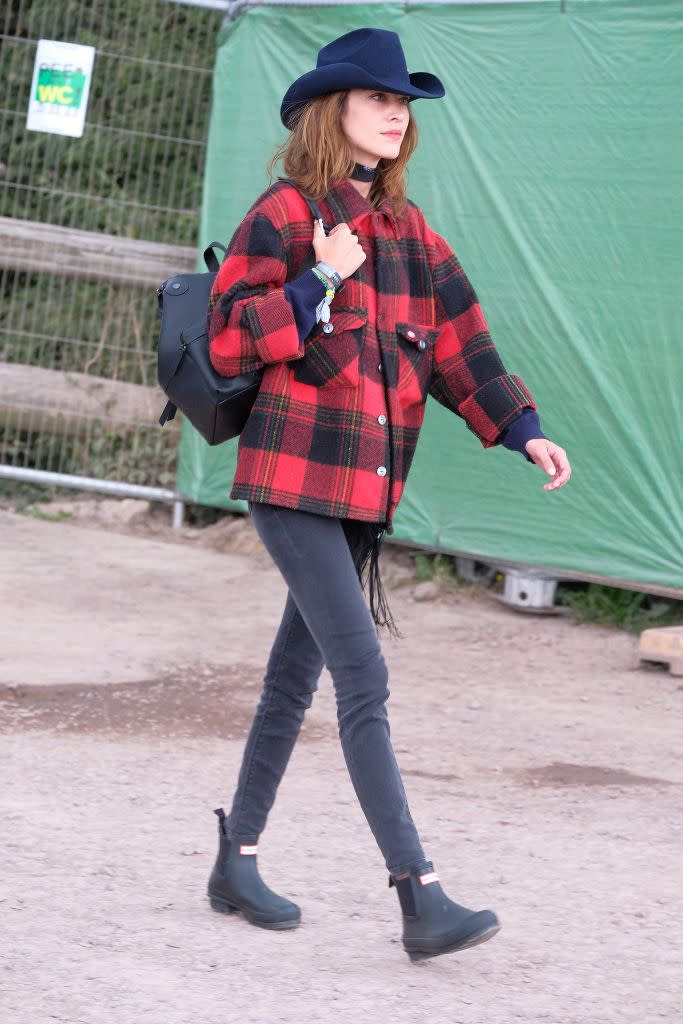 Alexa Chung at Glastonbury, 2017