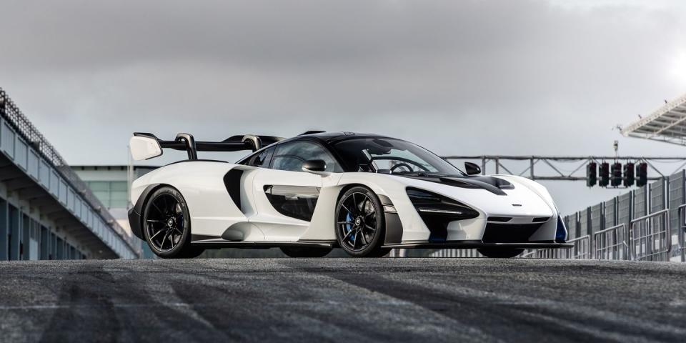 <p>Naming a car after one of the world's greatest racers, Ayrton Senna, is a bold move, but we think McLaren pulled it off. This car would make the man proud. <a href="https://www.ebay.com/itm/2019-McLaren-Senna/392653304401?hash=item5b6bf5f251:g:GG8AAOSwTYZeK4ex" rel="nofollow noopener" target="_blank" data-ylk="slk:This one;elm:context_link;itc:0;sec:content-canvas" class="link ">This one</a> has just 74 miles on the clock, and it's for sale. </p>