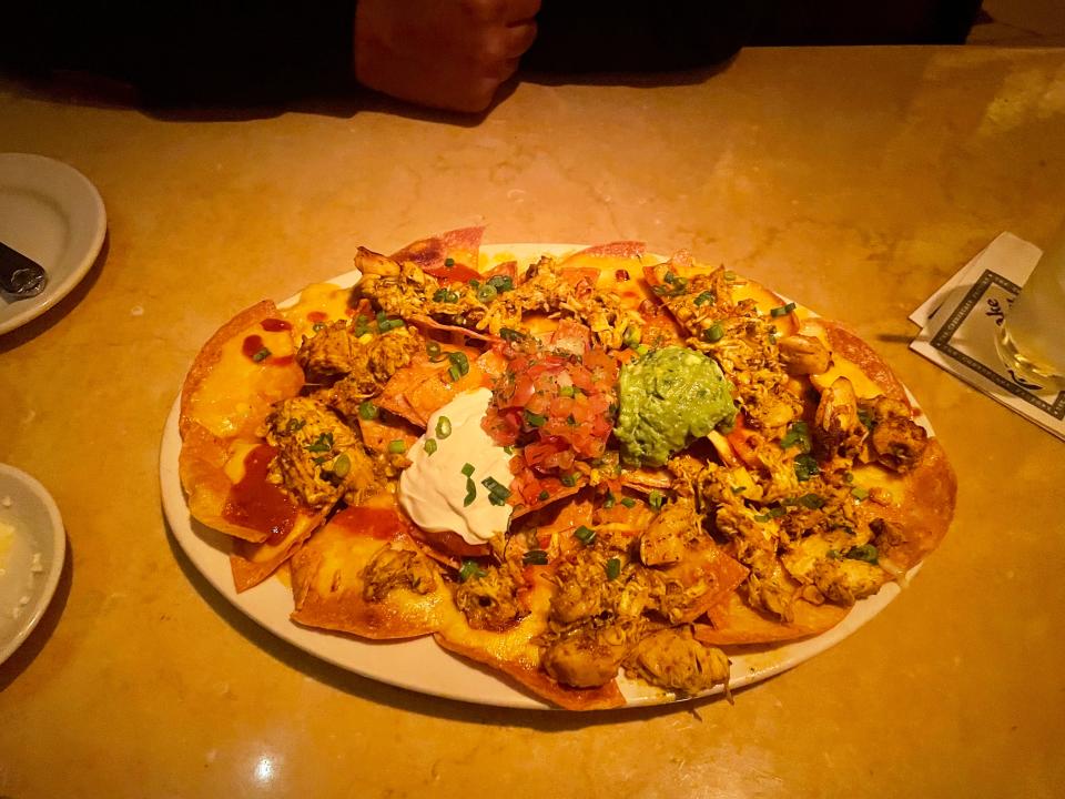Factory Nachos at The Cheesecake Factory.