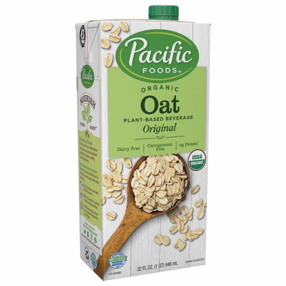 shelf stable milk - Pacific Natural Foods Organic Oat Beverage