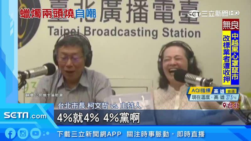 柯文哲大方承認民眾黨在高雄市長補選戰慘輸。（圖／翻攝自公民總主筆臉書）