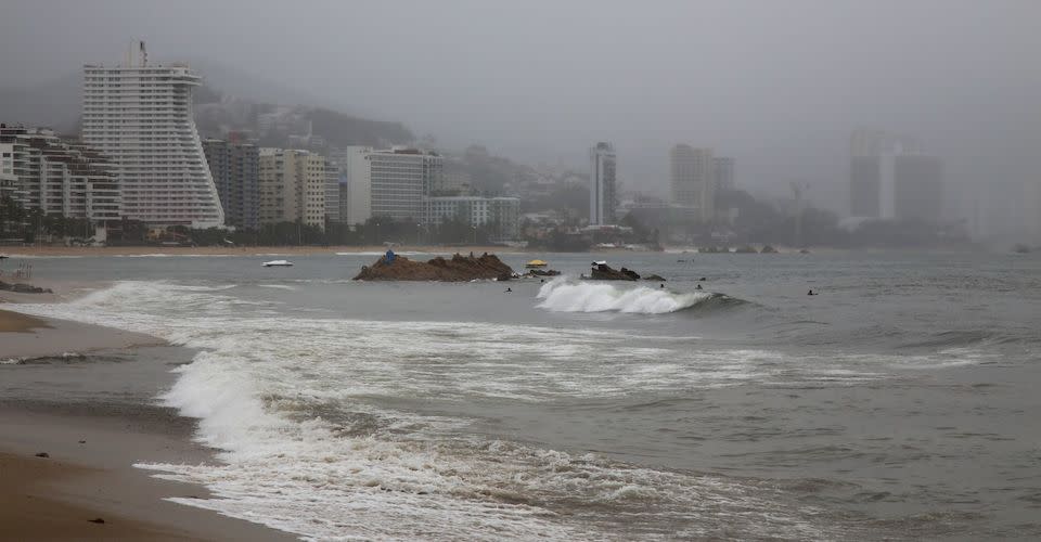 Tormenta tropical en Acapulco, Guerrero